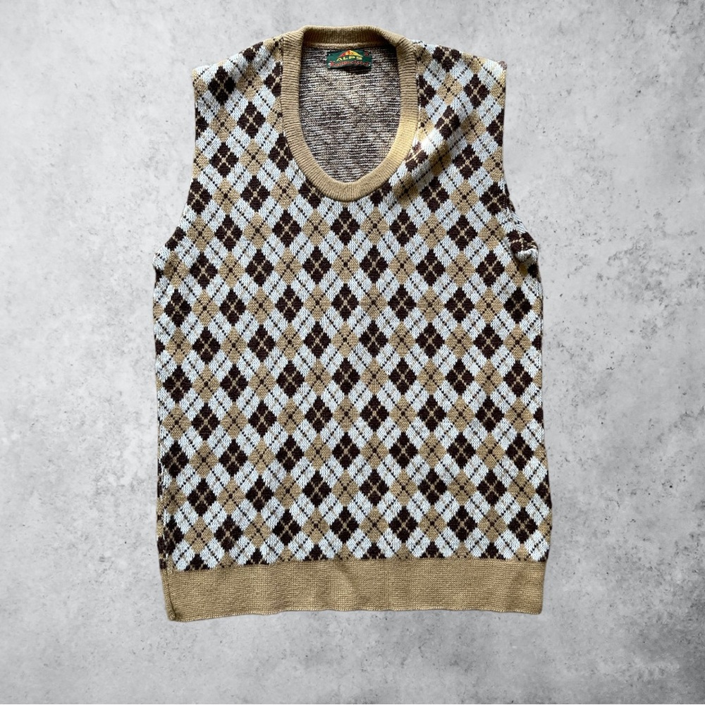 Vintage alps knitmeister vest size XL